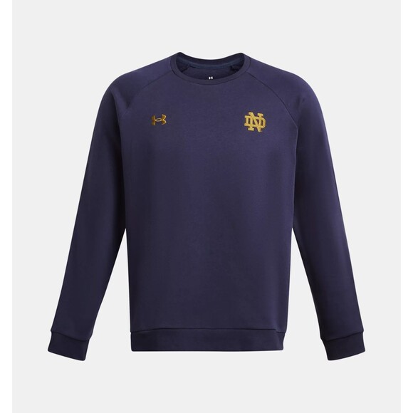 NWT Notre Dame Marcus Freeman Coach's Collection Fleece Embroidered Crew M-2XL - Picture 5 of 8